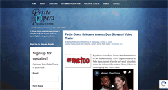 Desktop Screenshot of petiteopera.org